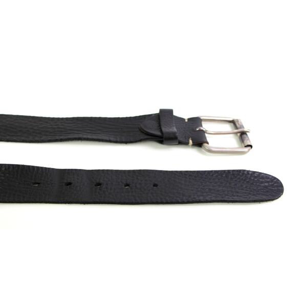 Berge BLACK GENUINE LEATHER 1 3/8"Wd CLASSIC CASUAL DRESS MEN'S BELT 38/95 (A62 - Picture 13 of 14